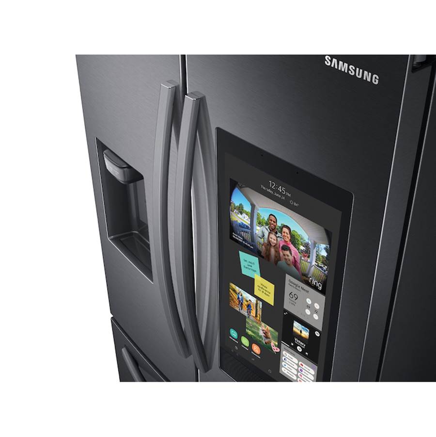 French 3-Door Refrigerator Family Hub, Black Stainless