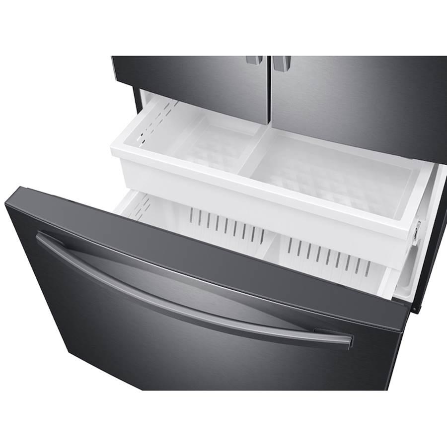 French 3-Door Refrigerator Family Hub, Black Stainless