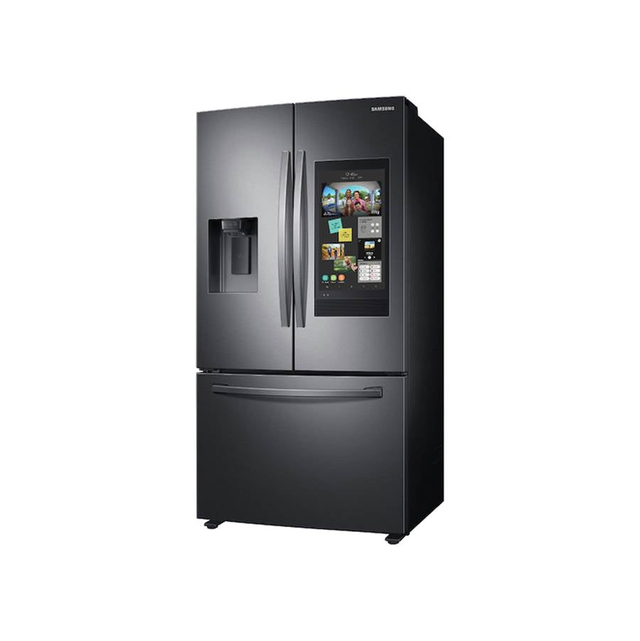French 3-Door Refrigerator Family Hub, Black Stainless