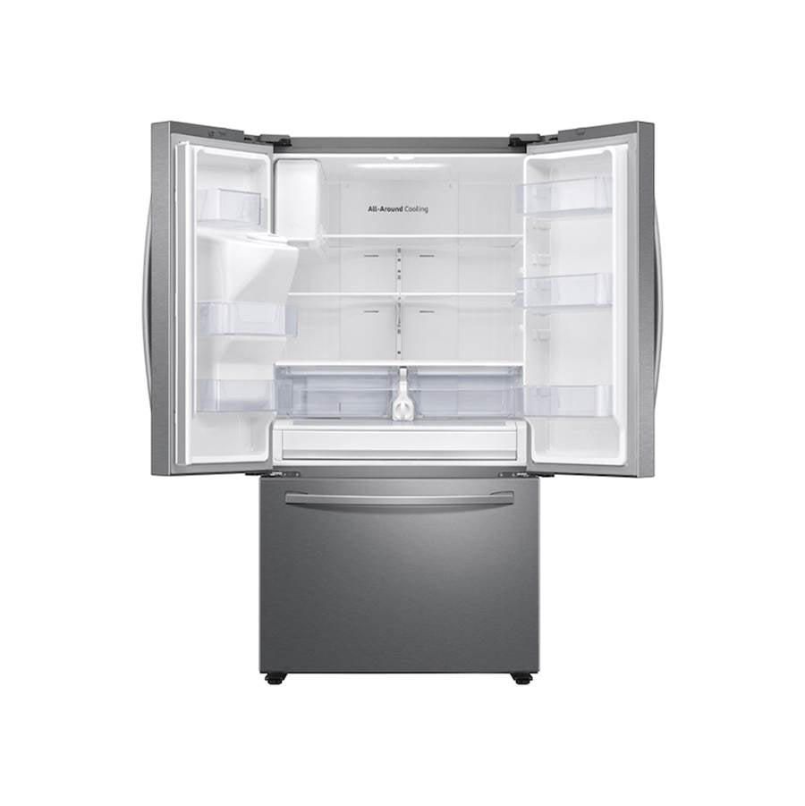 French 3-Door Refrigerator Family Hub, Black Stainless