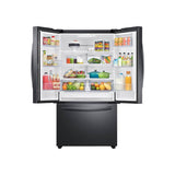 Refrigerator without Dispenser, 28 cu-ft, Black Stainless