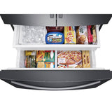 Refrigerator without Dispenser, 28 cu-ft, Black Stainless