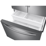 Refrigerator without Dispenser, 28 cu-ft, Black Stainless