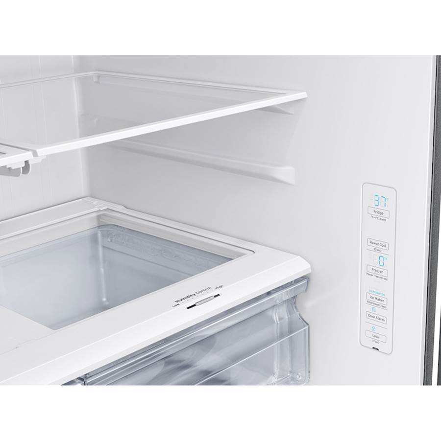 Refrigerator without Dispenser, 28 cu-ft, Black Stainless