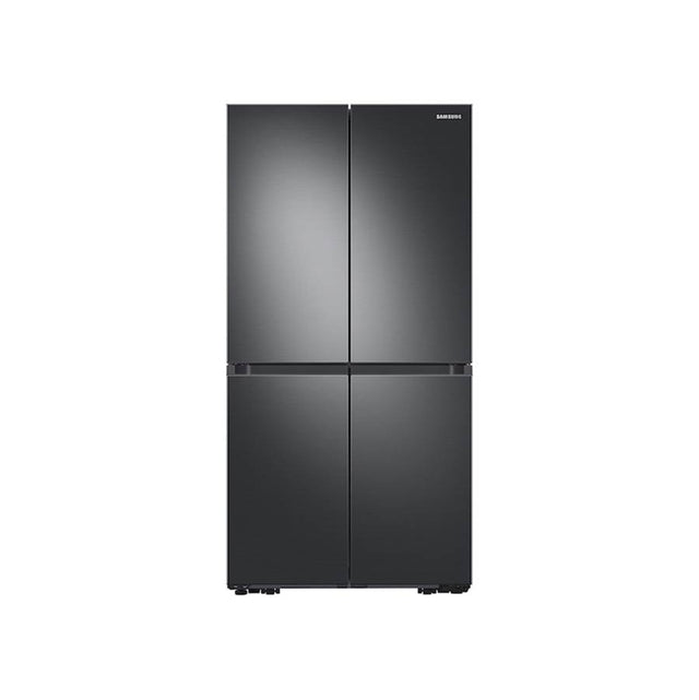 Samsung - Smart Flex 4-Door Refrigerator with AutoFill Water Pitcher and a Dual Ice Maker with Ice Bites in Black Stainless Steel, 29 cu-ft - Black Stainless Steel