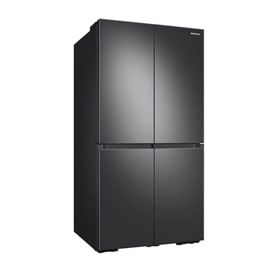 Smart Flex 4-Door Refrigerator with AutoFill Water Pitcher and a Dual Ice Maker with Ice Bites in Black Stainless Steel, 29 cu-ft
