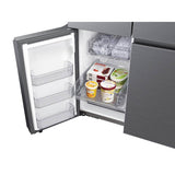 Smart Flex 4-Door Refrigerator with AutoFill Water Pitcher and a Dual Ice Maker with Ice Bites in Black Stainless Steel, 29 cu-ft