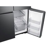 Smart Flex 4-Door Refrigerator with AutoFill Water Pitcher and a Dual Ice Maker with Ice Bites in Black Stainless Steel, 29 cu-ft