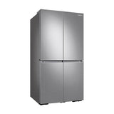 Smart Flex 4-Door Refrigerator with AutoFill Water Pitcher and a Dual Ice Maker with Ice Bites in Black Stainless Steel, 29 cu-ft