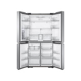Smart Flex 4-Door Refrigerator with AutoFill Water Pitcher and a Dual Ice Maker with Ice Bites in Black Stainless Steel, 29 cu-ft