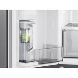 Smart Flex 4-Door Refrigerator with AutoFill Water Pitcher and a Dual Ice Maker with Ice Bites in Black Stainless Steel, 29 cu-ft