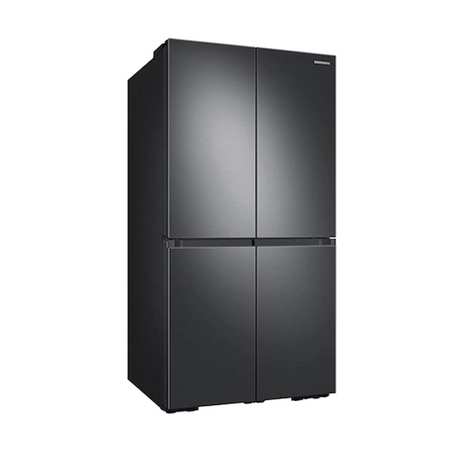 Smart Flex 4-Door Refrigerator with Beverage Center and a Dual Ice Maker with Ice Bites in Black Stainless Steel, 29 cu-ft