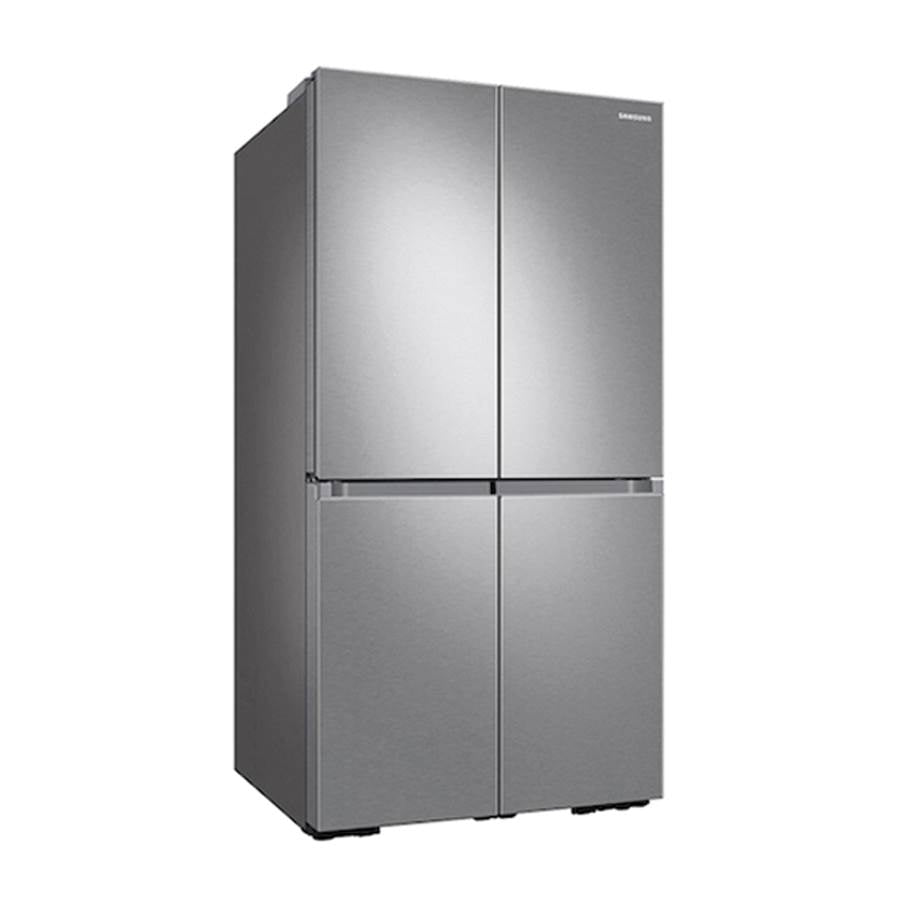 Smart Flex 4-Door Refrigerator with Beverage Center and a Dual Ice Maker with Ice Bites in Black Stainless Steel, 29 cu-ft