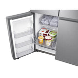Smart Flex 4-Door Refrigerator with Beverage Center and a Dual Ice Maker with Ice Bites in Black Stainless Steel, 29 cu-ft