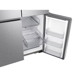 Smart Flex 4-Door Refrigerator with Beverage Center and a Dual Ice Maker with Ice Bites in Black Stainless Steel, 29 cu-ft