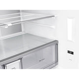 Smart Flex 4-Door Refrigerator with Beverage Center and a Dual Ice Maker with Ice Bites in Black Stainless Steel, 29 cu-ft