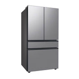 Smart Bespoke French 4-Door Refrigerator with Customizable Panel Colors and AutoFill Water Pitcher in Stainless Steel, 29 cu-ft