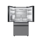 Smart Bespoke French 4-Door Refrigerator with Customizable Panel Colors and AutoFill Water Pitcher in Stainless Steel, 29 cu-ft