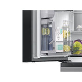 Smart Bespoke French 4-Door Refrigerator with Customizable Panel Colors and AutoFill Water Pitcher in Stainless Steel, 29 cu-ft