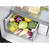 Smart Bespoke French 4-Door Refrigerator with Customizable Panel Colors and AutoFill Water Pitcher in Stainless Steel, 29 cu-ft