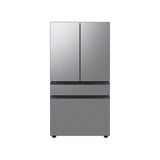 Samsung - Smart Bespoke French 4-Door Refrigerator with Customizable Panel Colors and Beverage Center in Stainless Steel, 29 cu-ft - Stainless Steel
