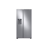 Samsung - Counter Depth Side by Side Refrigerator All Around Cooling with Wi-Fi and E-Star, Stainless, 22 cu-ft - Stainless Steel