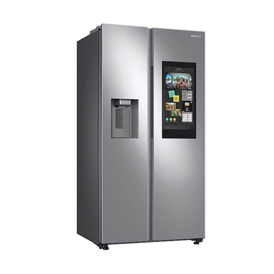 Counter Depth Side by Side Refrigerator with Family Hub, Stainless, 22 cu-ft