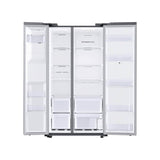 Counter Depth Side by Side Refrigerator with Family Hub, Stainless, 22 cu-ft