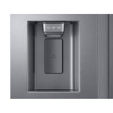 Counter Depth Side by Side Refrigerator with Family Hub, Stainless, 22 cu-ft