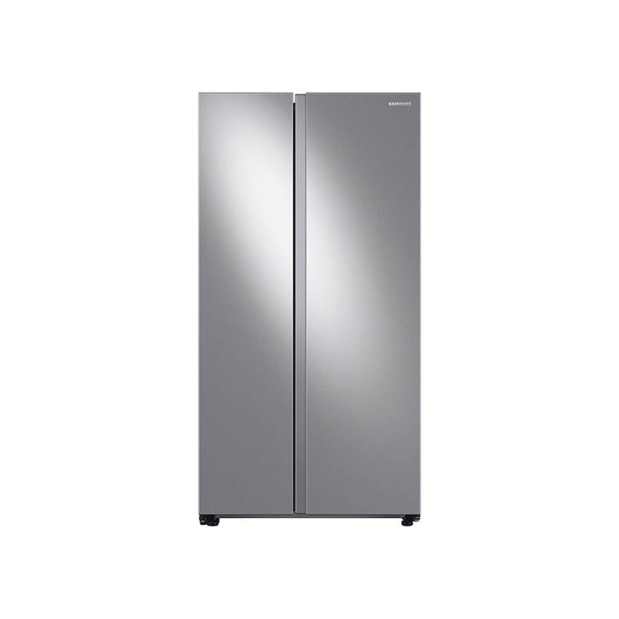 Samsung - Smart Counter Depth Side by Side Refrigerator All Around Cooling with Wi-Fi and E-Star, Stainless Steel, 23 cu-ft - Stainless Steel