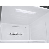 Smart Counter Depth Side by Side Refrigerator All Around Cooling with Wi-Fi and E-Star, Stainless Steel, 23 cu-ft
