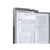 Smart Counter Depth Side by Side Refrigerator All Around Cooling with Wi-Fi and E-Star, Stainless Steel, 23 cu-ft