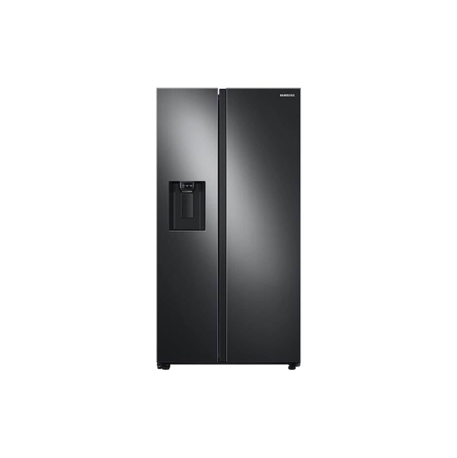 Samsung - Side by Side Refrigerator All Around Cooling DOE, Black Stainless, 27 cu-ft - Black Stainless Steel