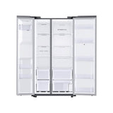 Side by Side Refrigerator with Family Hub, Stainless, 27 cu-ft