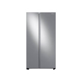 Samsung - Smart Side by Side Refrigerator with Large Capacity, Stainless Steel, 27.4 cu-ft - Stainless Steel