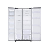 Smart Side by Side Refrigerator with Large Capacity, Stainless Steel, 27.4 cu-ft