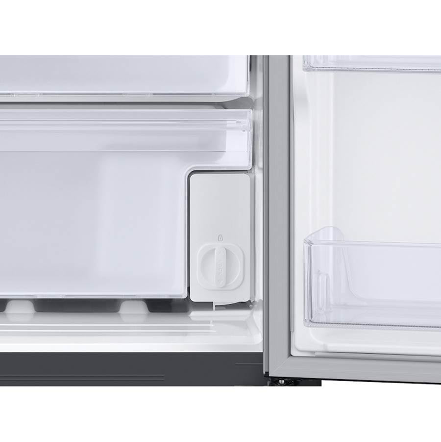 Smart Side by Side Refrigerator with Large Capacity, Stainless Steel, 27.4 cu-ft