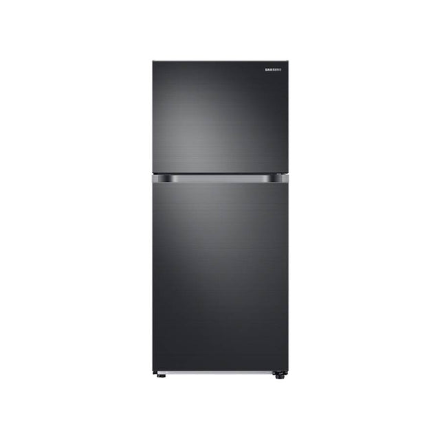 Samsung - Factory installed Ice Maker, Top Mount, Black Stainless, 18 cu-ft - Black Stainless Steel