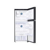 Factory installed Ice Maker, Top Mount, Black Stainless, 18 cu-ft