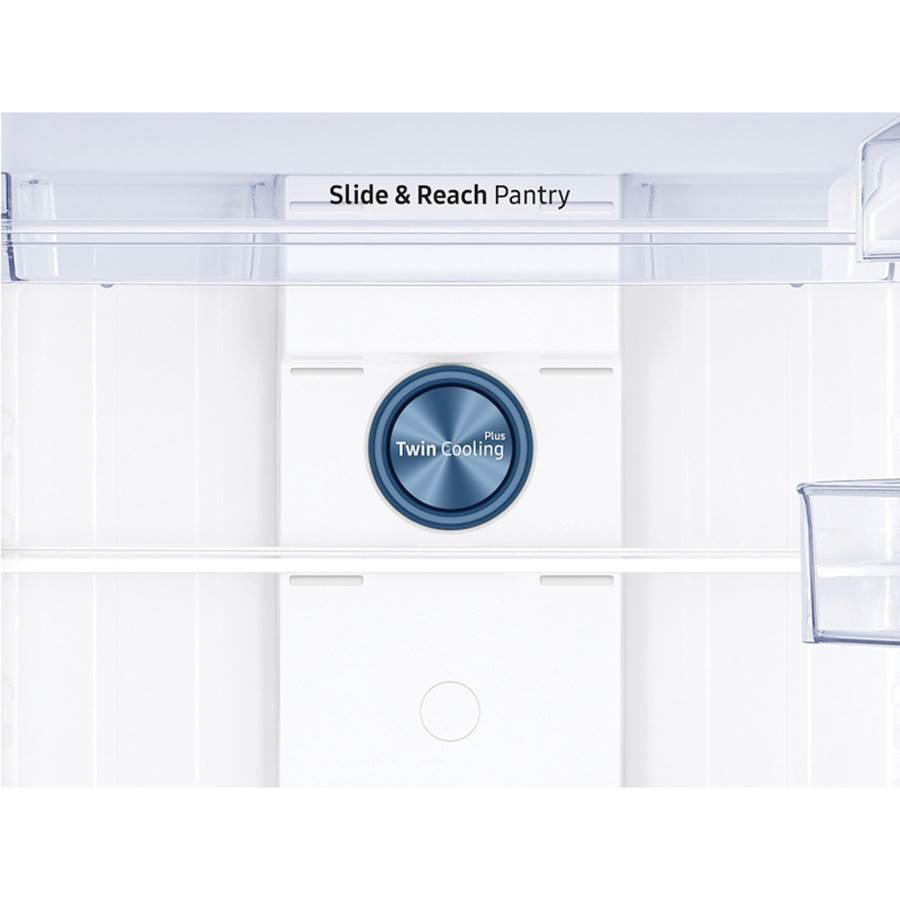 Factory installed Ice Maker, Top Mount, Black Stainless, 18 cu-ft