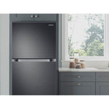 Factory installed Ice Maker, Top Mount, Black Stainless, 18 cu-ft