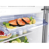 Factory installed Ice Maker, Top Mount, Black Stainless, 18 cu-ft