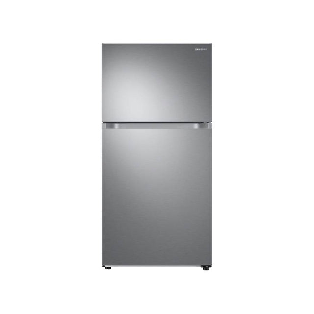 Samsung - Optional Ice Maker, Top Mount, Stainless, 21 cu-ft - Stainless Steel
