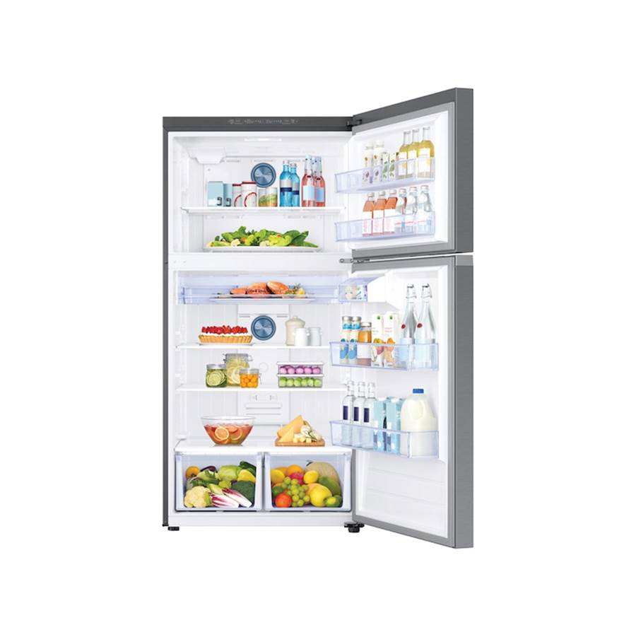 Optional Ice Maker, Top Mount, Stainless, 21 cu-ft