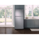 Factory Installed Ice Maker, Top Mount, Stainless, 21 cu-ft