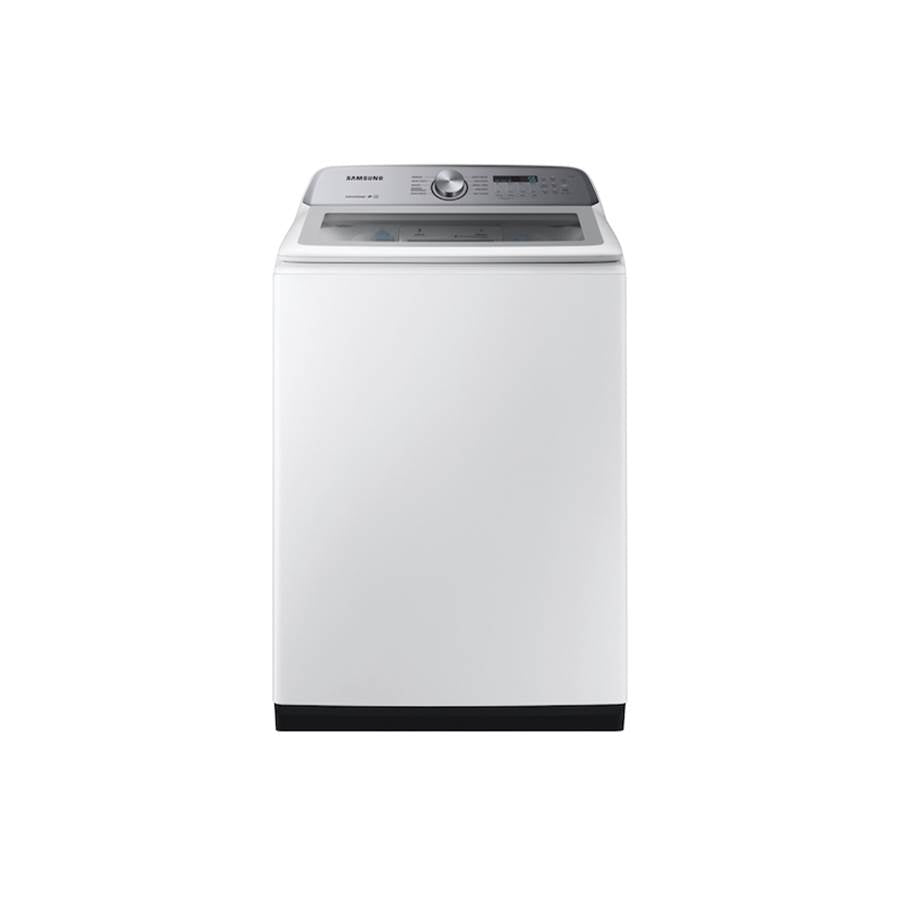 Samsung - Top Load Washer with Active WaterJet, 5 cu-ft - White