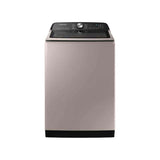 Samsung - Smart Activewave Agitator Top Load Washer with Super Speed, 5.1 cu-ft - Champagne