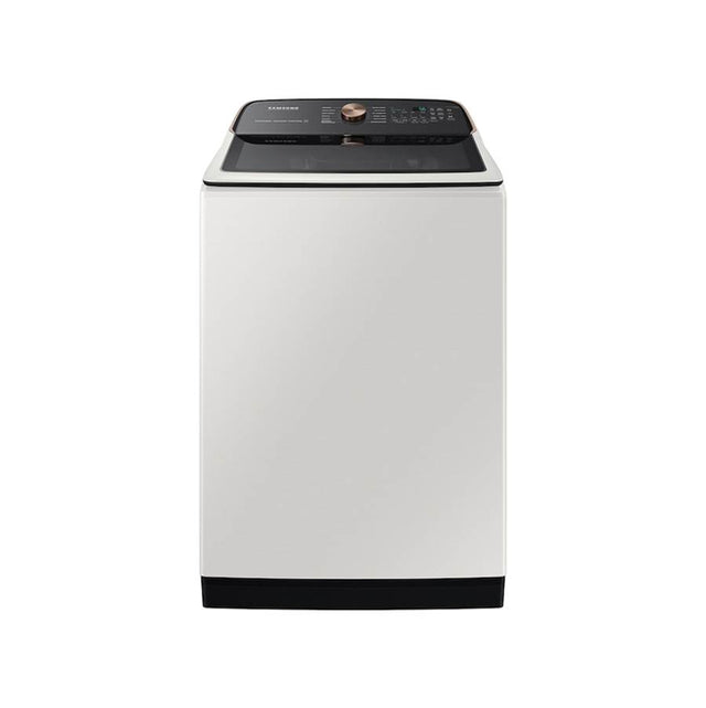 Samsung - Smart Top Load Washer with Super Speed, 5.5 cu-ft - Ivory