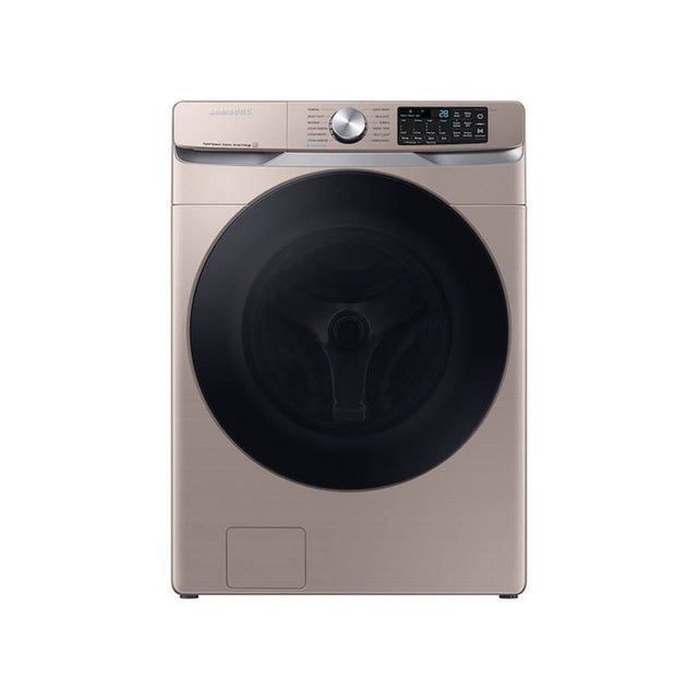 Samsung - Smart Front Load Washer with Super Speed and Steam, 4.5 cu-ft - Champagne