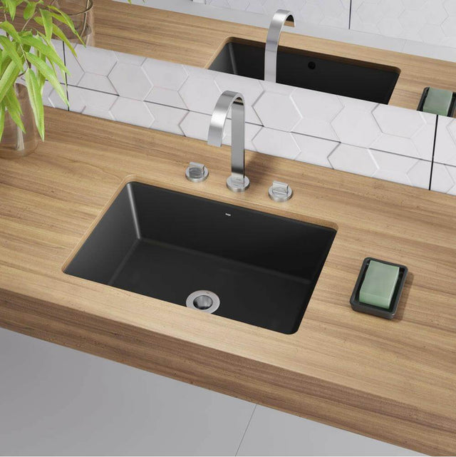 Cheviot Products - Konrad Undermount Sink, Matte Black - Matte Black